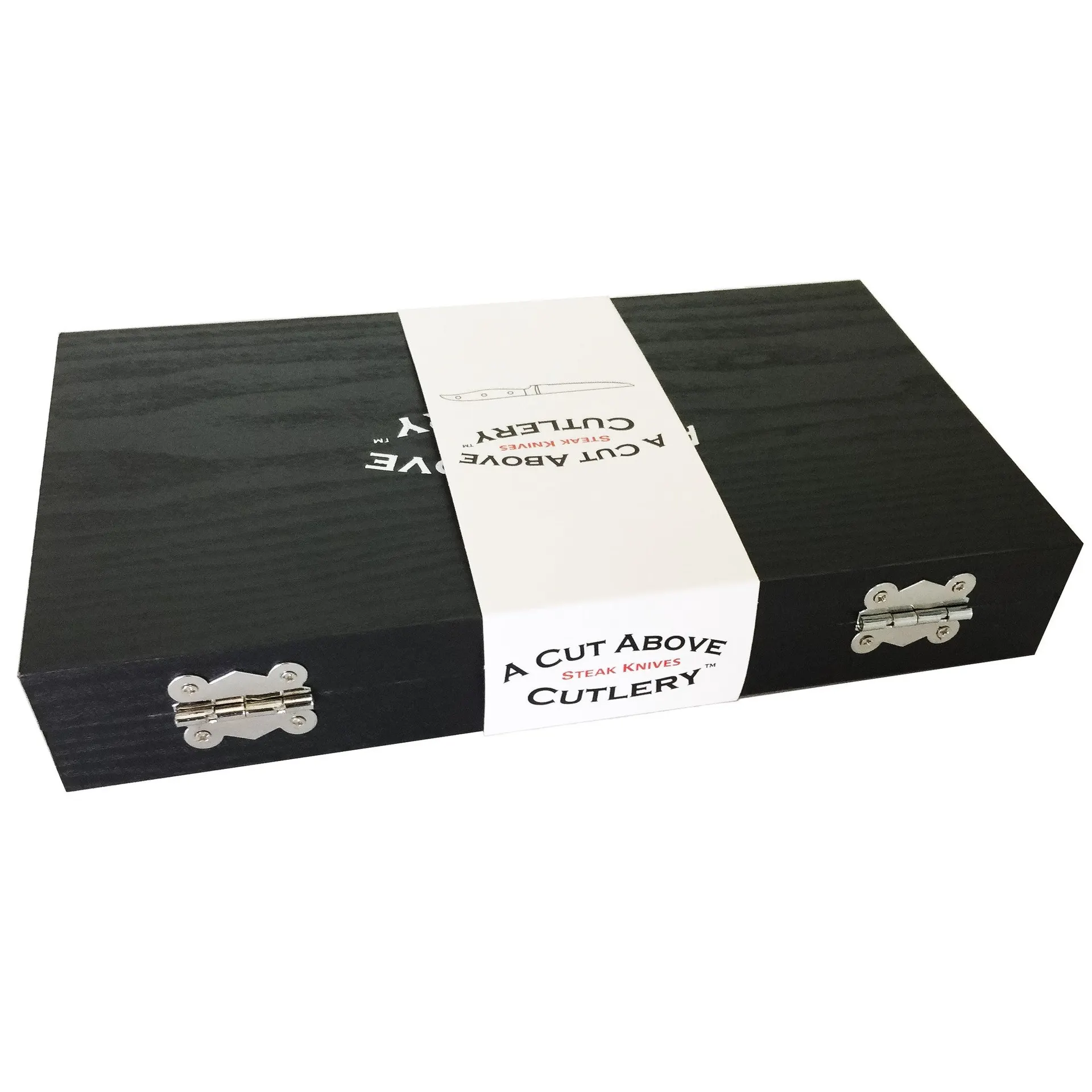 Set of 6 Stainless Steel Serrated Steak Knives