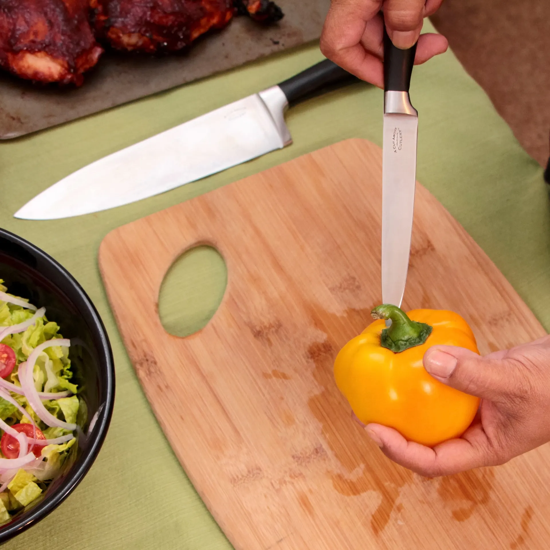 8 Inch Stainless Steel Chef's Knife Kit